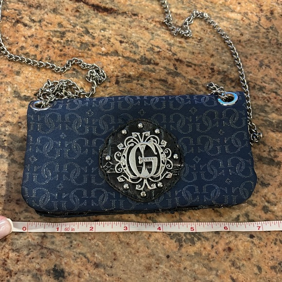 Women’s Guess Wallet on Chain - Blue - Picture 11 of 14